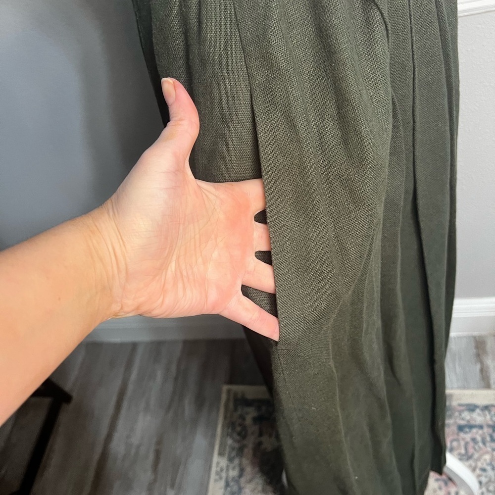 Alphorn Maxi Skirt Handmade Bead
Vintage Green Pleated Pockets elastic
Waist - Picture 4 of 15
